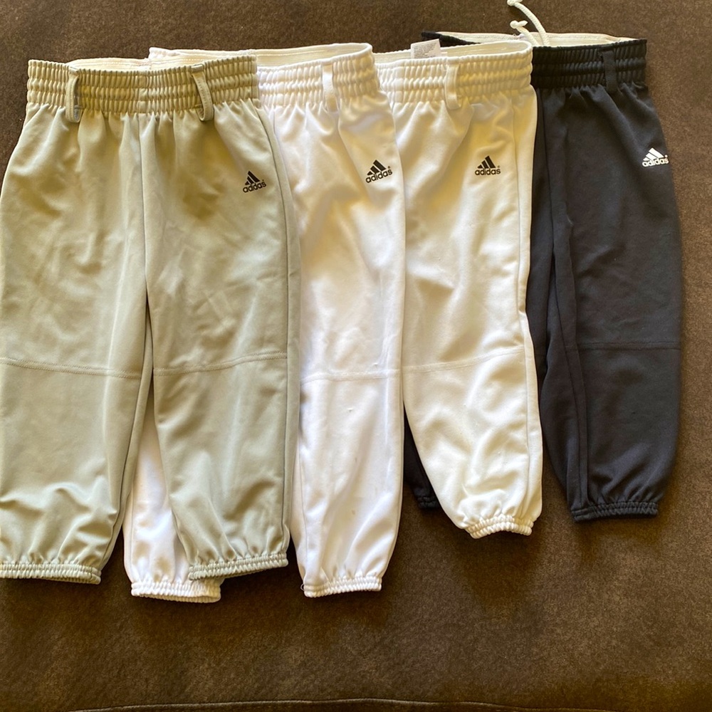 Lot of 4 Adidas baseball pants